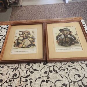Set of Two Hummel Vintage Prints